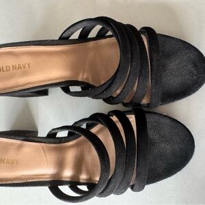 Old Navy Women's Black Strappy Heels